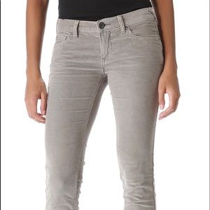 Gray free people corduroy pants size 24